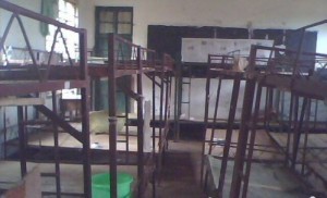 Inside male dormitory