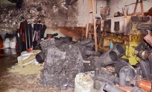 Factory after the fire