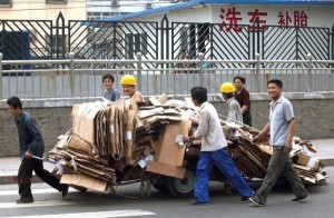 Moving cardboard