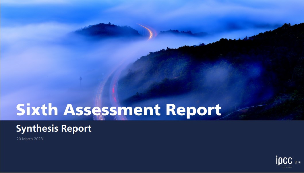 Sixth IPCC Report – press conference slides March 2023